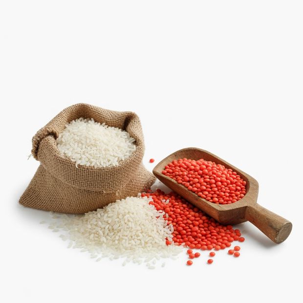 Rice, Lentils & Flour